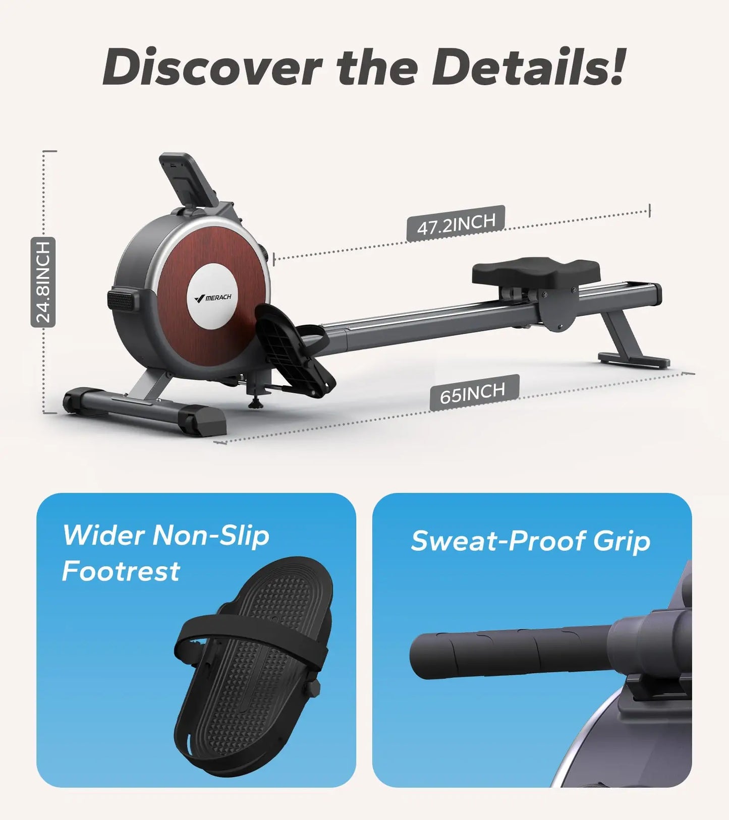 Merach Q1S Rowing Machine