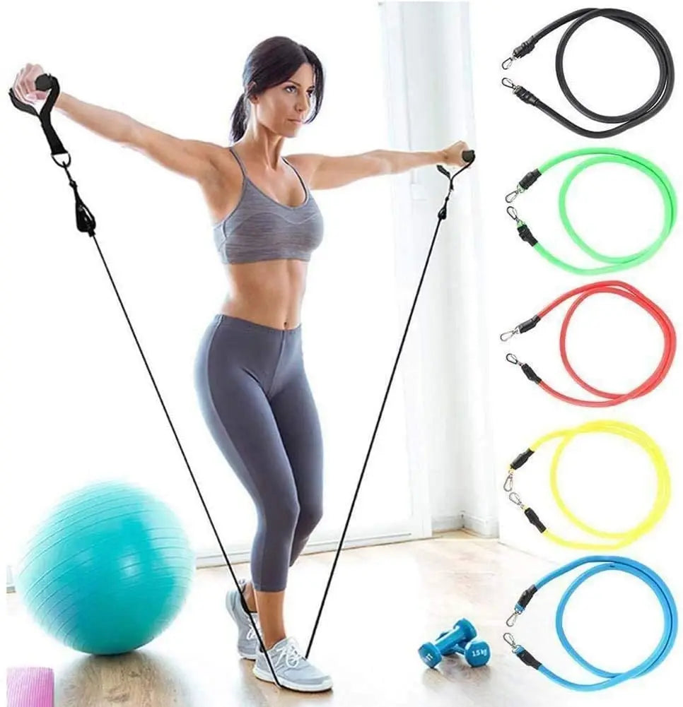 Latex Tube Multi Level Resistance Bands