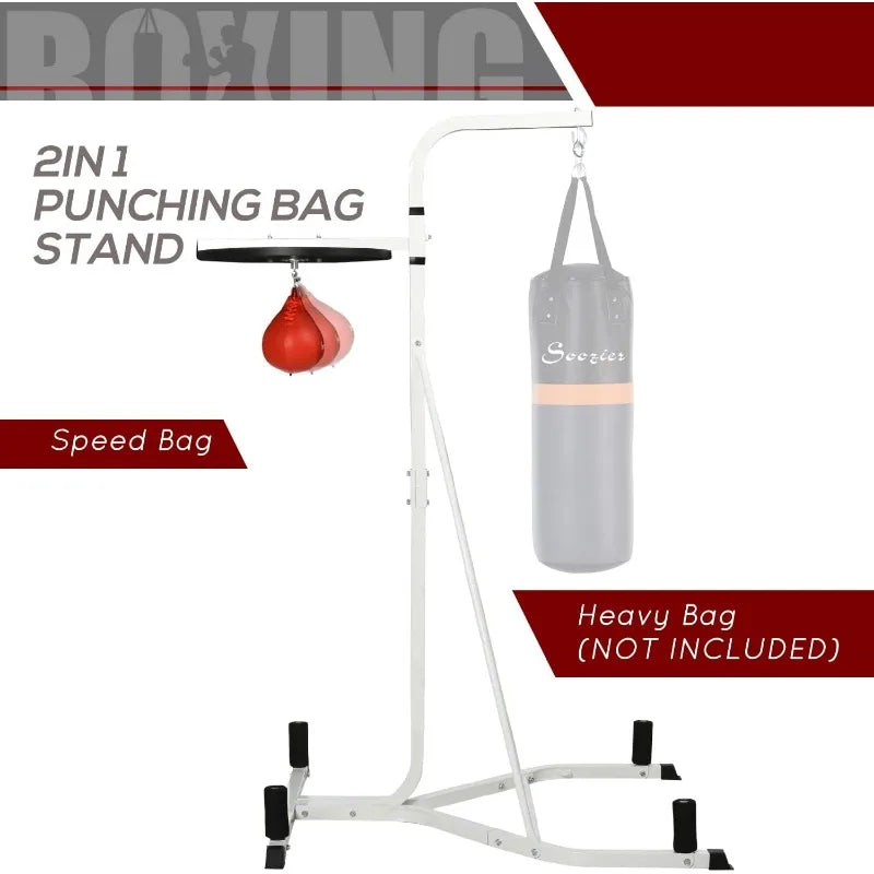 Heavy Bag and Speed Bag Stand