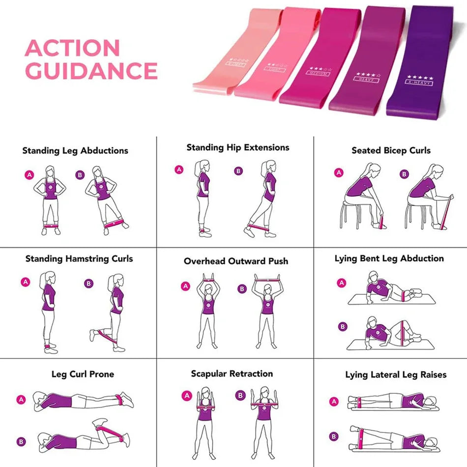 Hip/Booty Yoga Resistance Bands