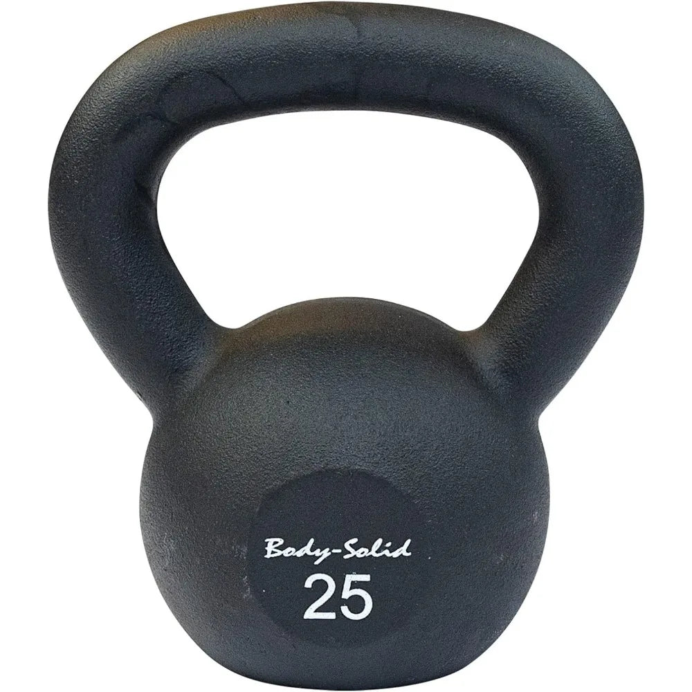 Black Powder Coated Kettlebells