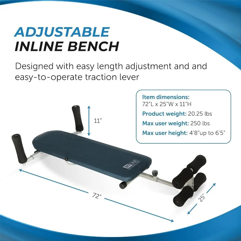 Flat Decompression Back Stretch Bench