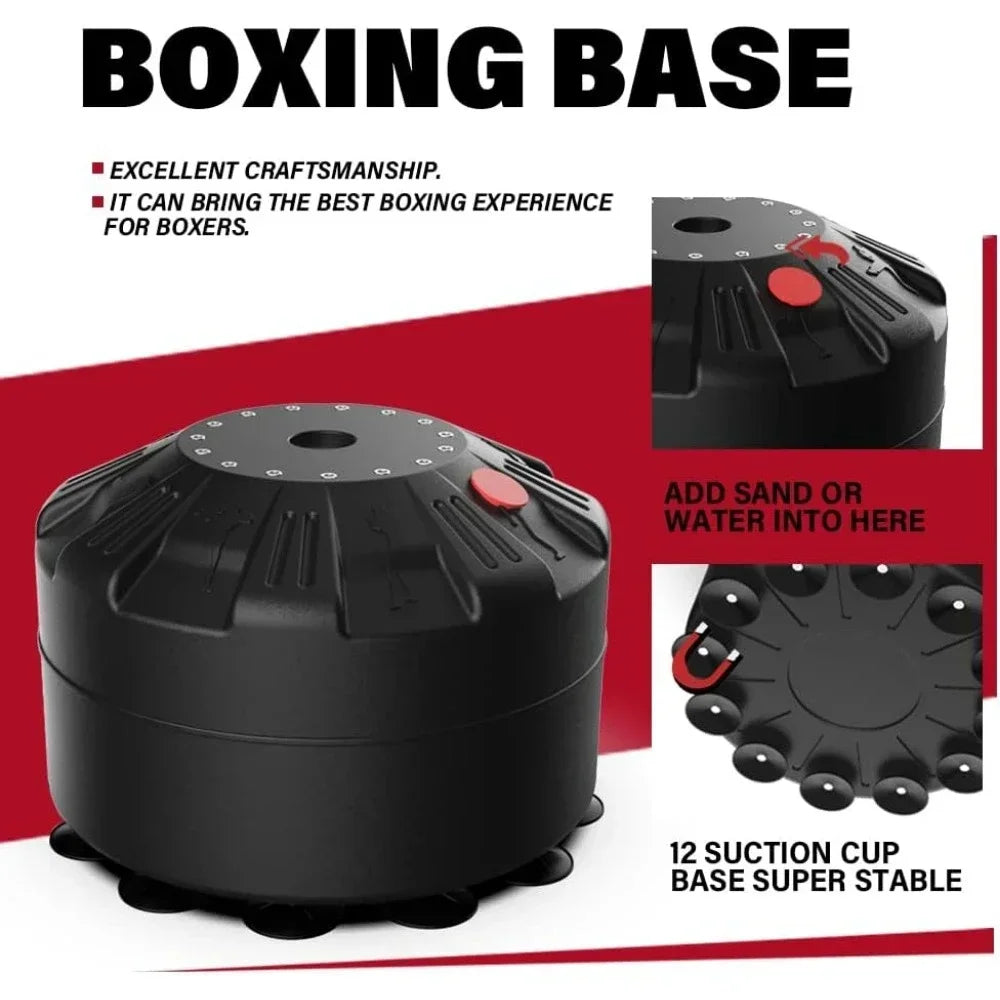 Freestanding Heavy Punching Bag with Boxing Gloves