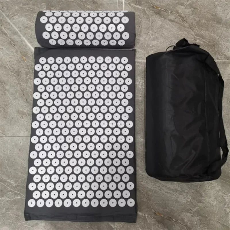 Stress Relief Acupressure Mat with Pillow