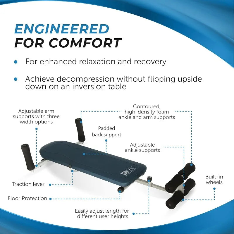 Flat Decompression Back Stretch Bench
