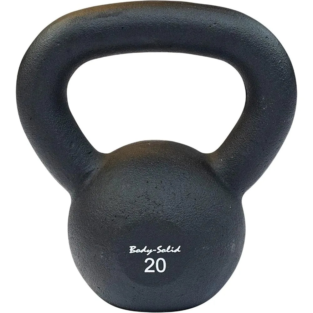 Black Powder Coated Kettlebells