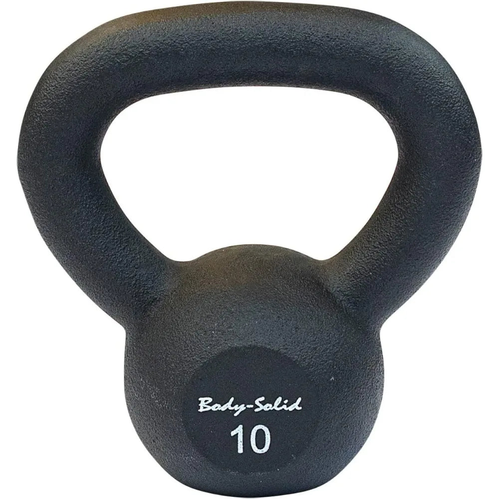 Black Powder Coated Kettlebells