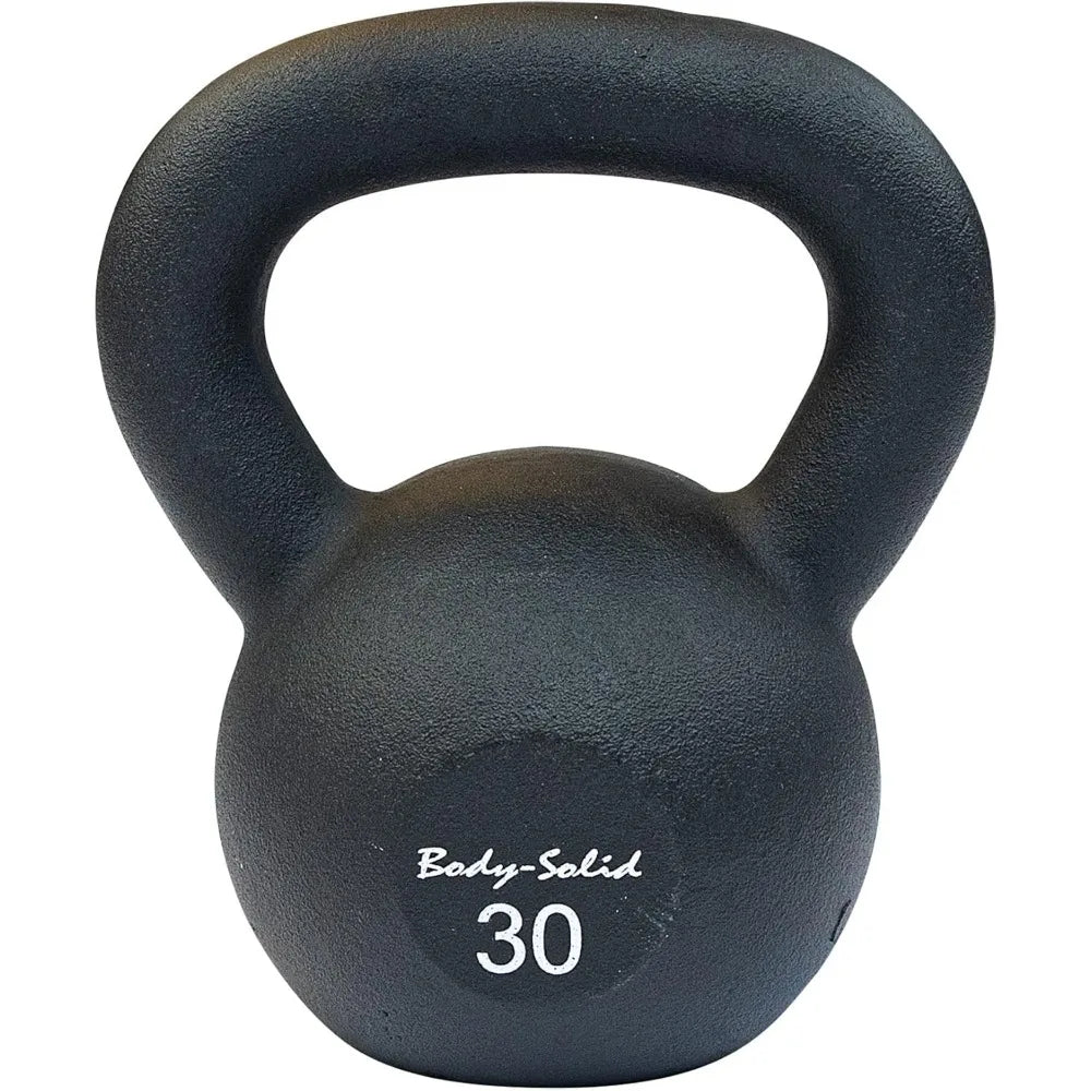 Black Powder Coated Kettlebells