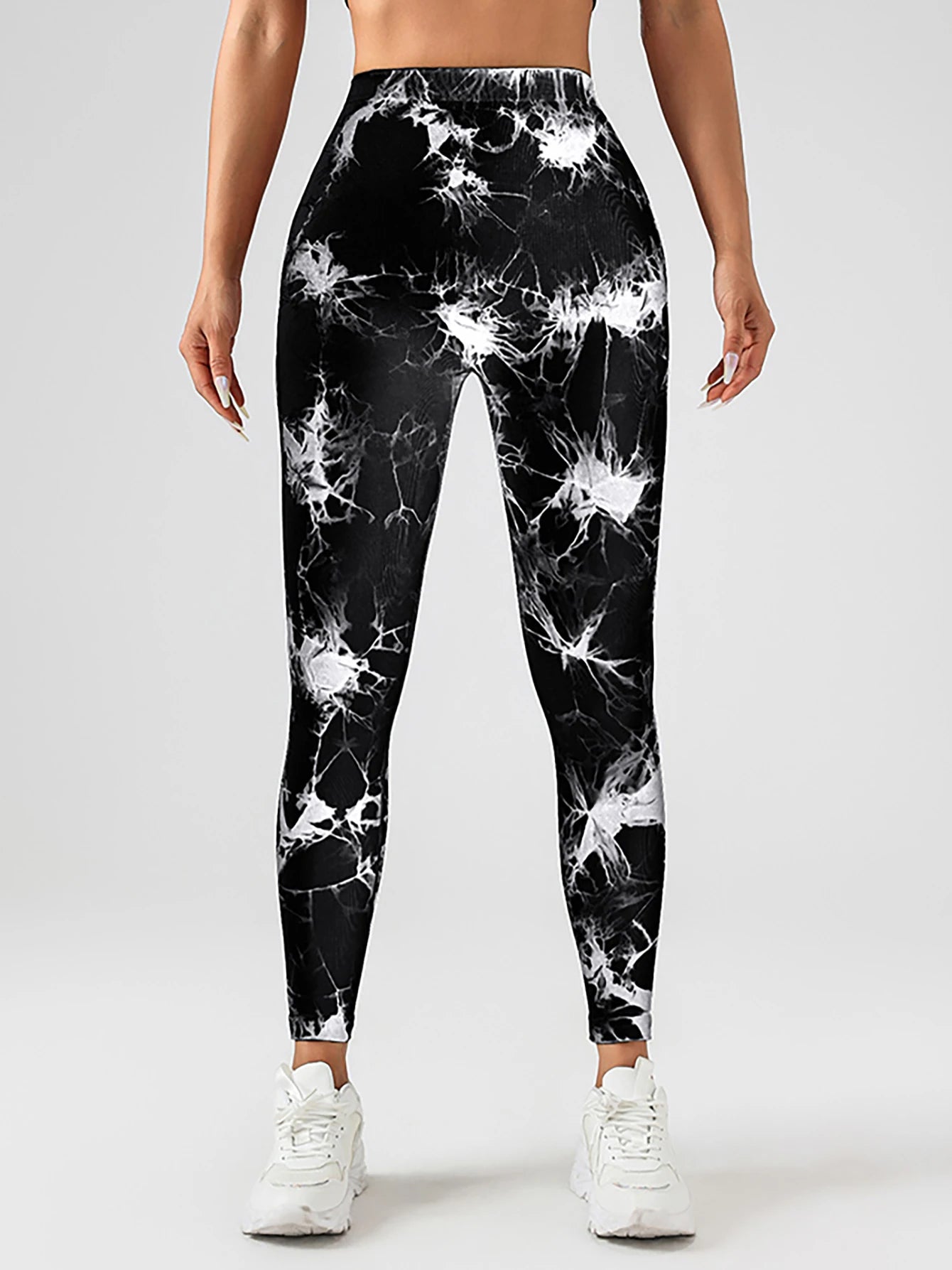 Spandex Tie Dye Butt Lifting Pants