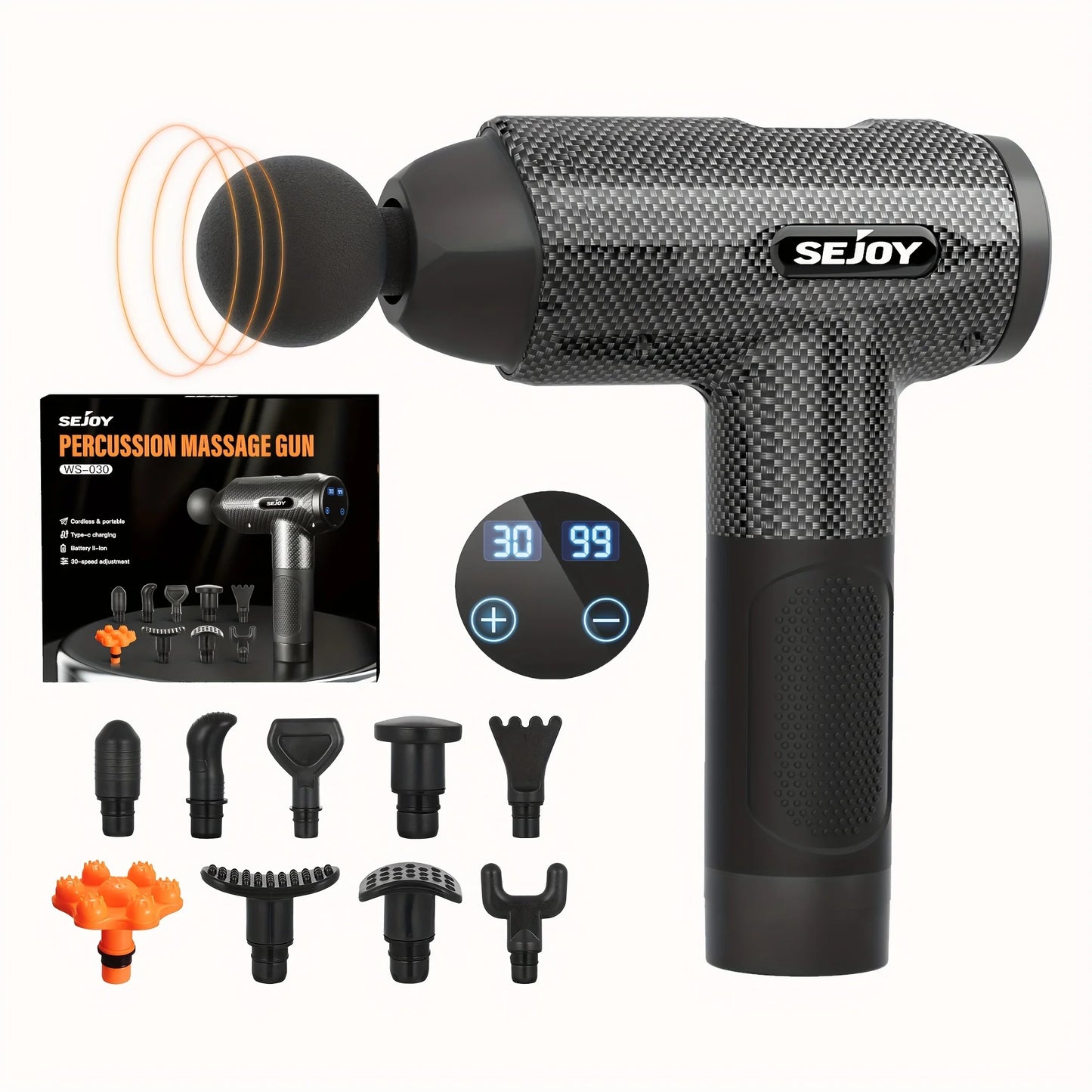 Deep Tissue Percussive Massage Gun