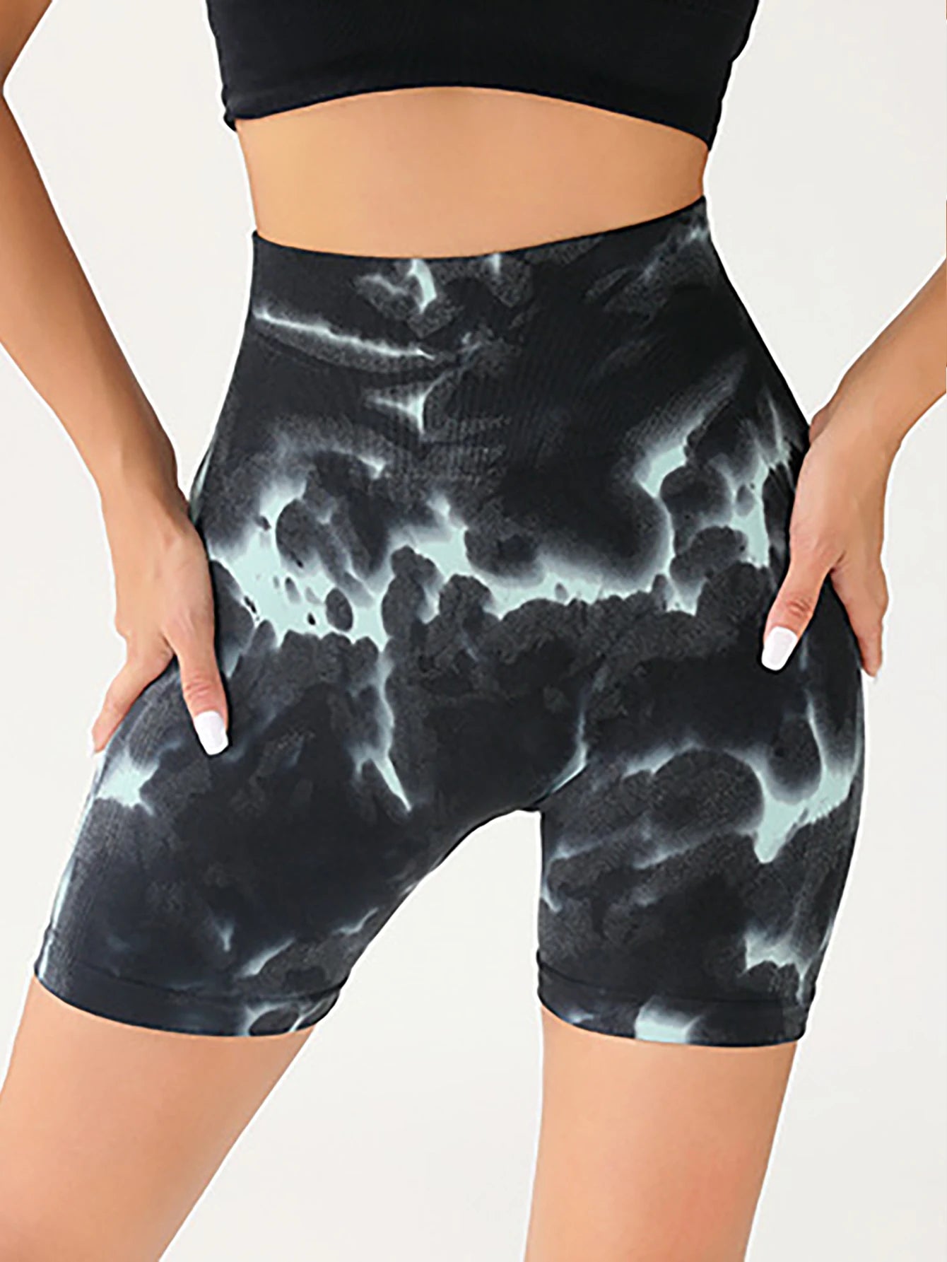 Women's Tie-Dye Gym Shorts