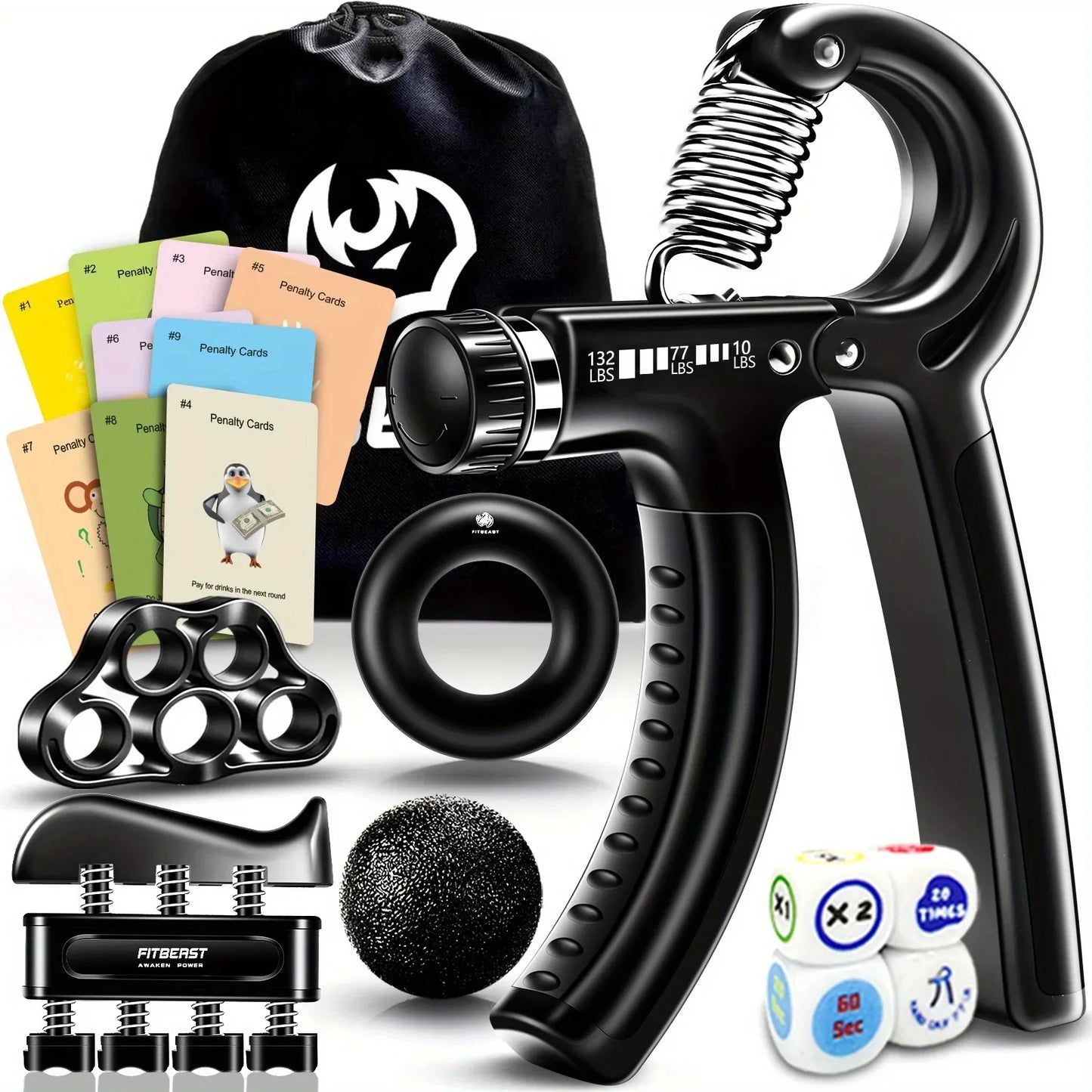5 Piece Forearm Strength Training Kit