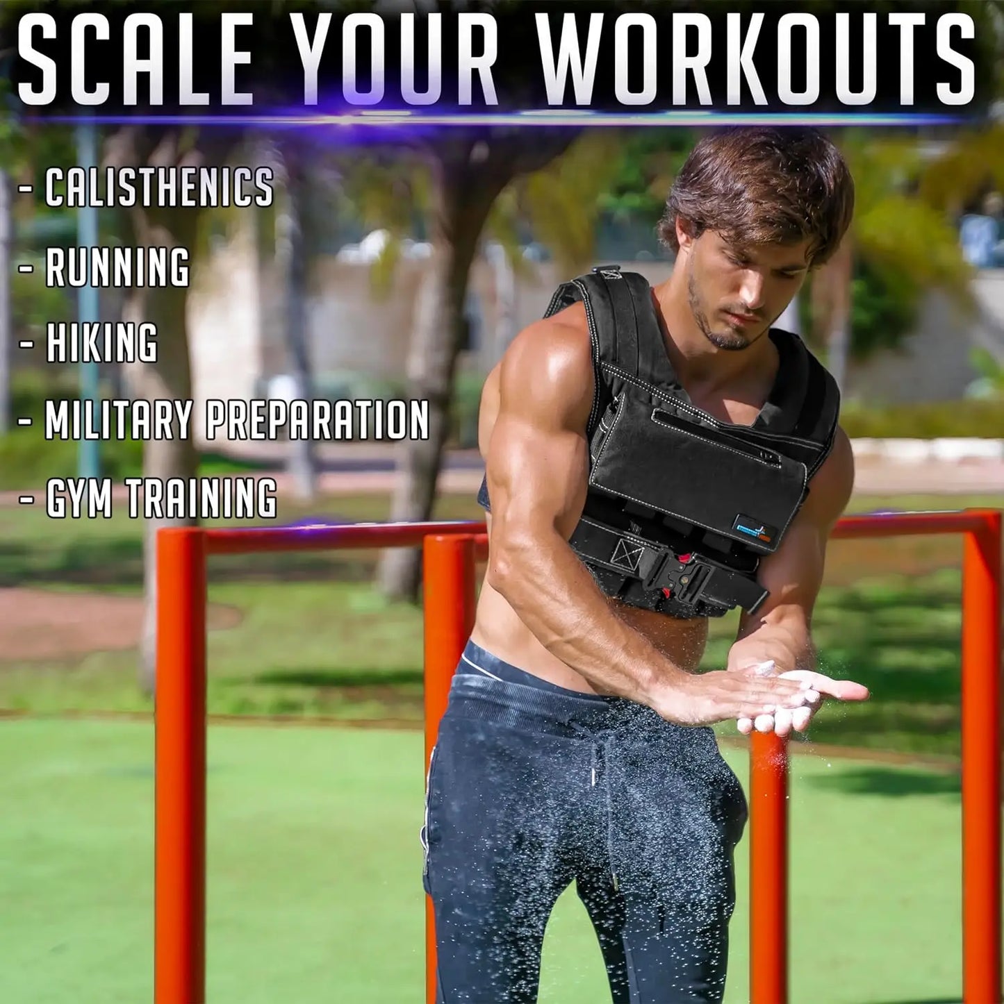 Removable Iron Weighted Vest