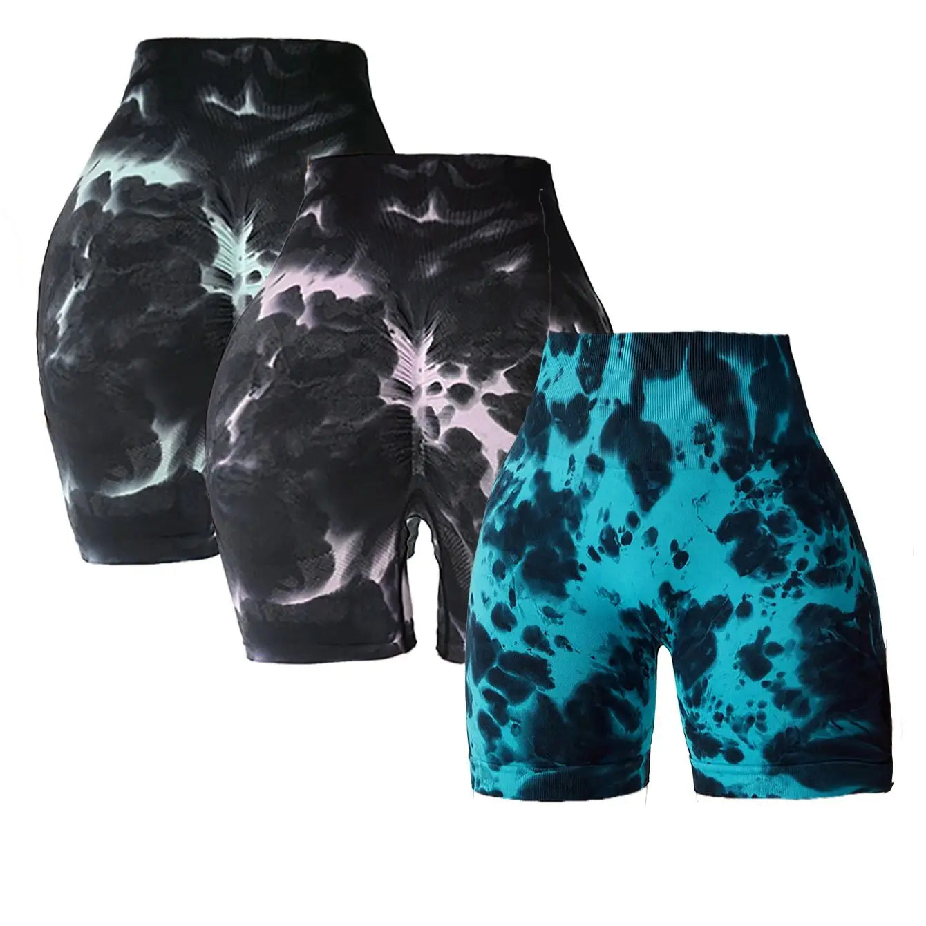 Women's Tie-Dye Gym Shorts