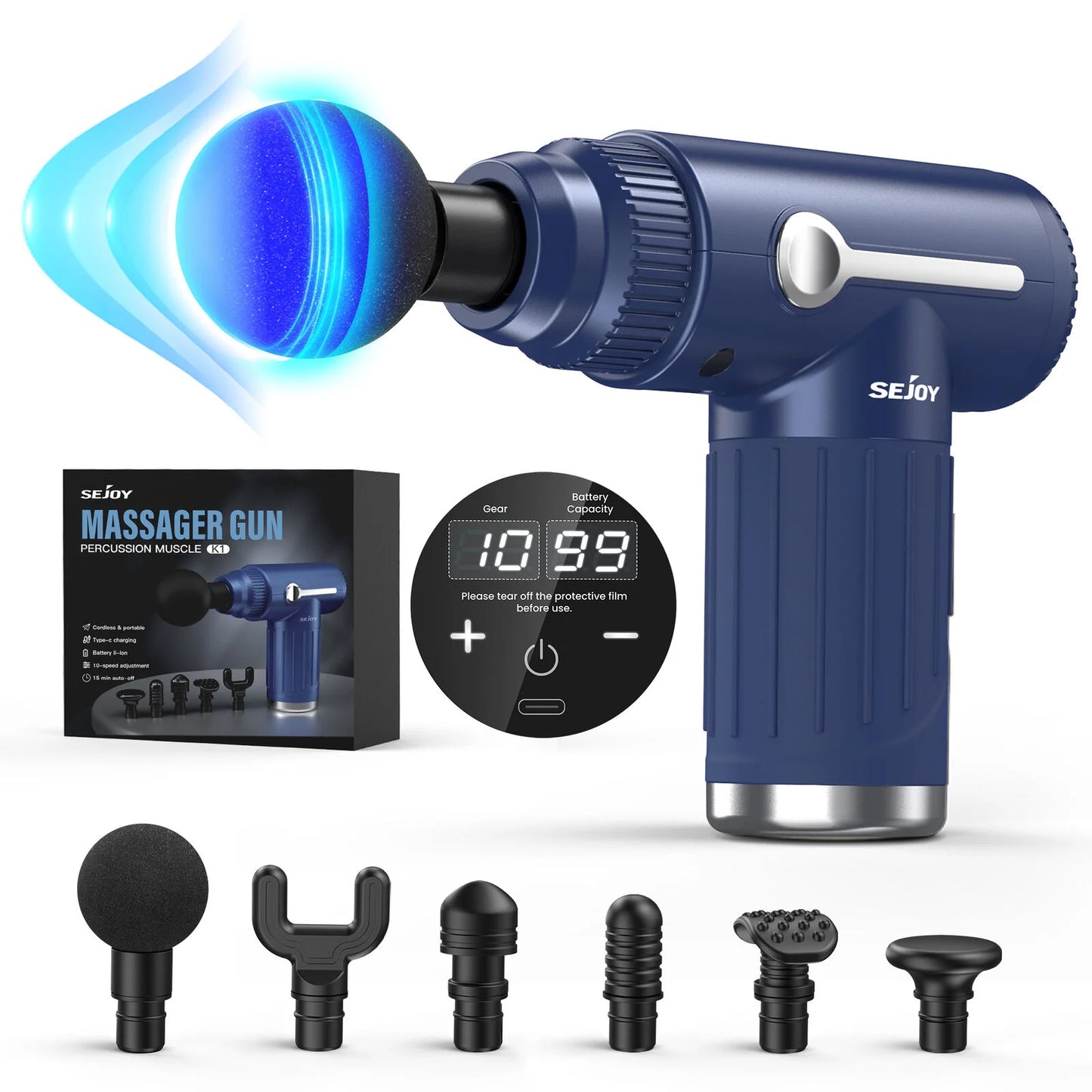 Deep Tissue Percussive Massage Gun
