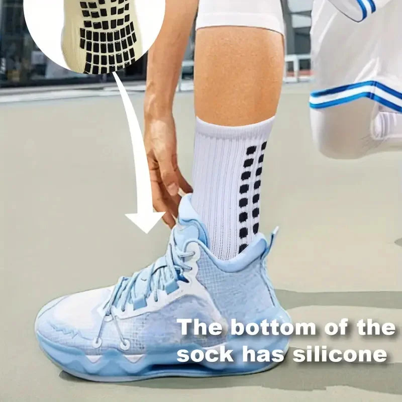 Men's Thick Cushion Running Compression Socks