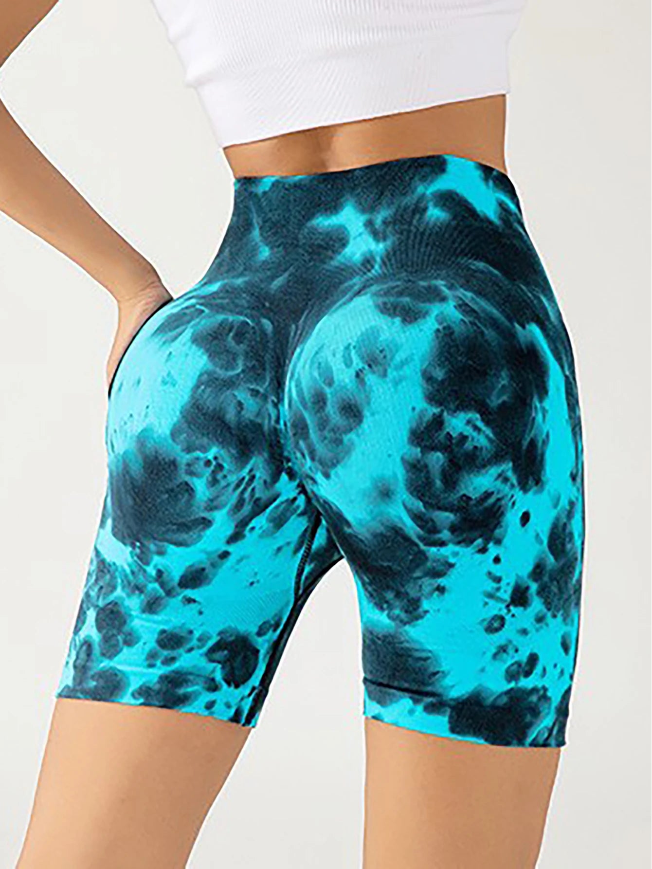 Women's Tie-Dye Gym Shorts