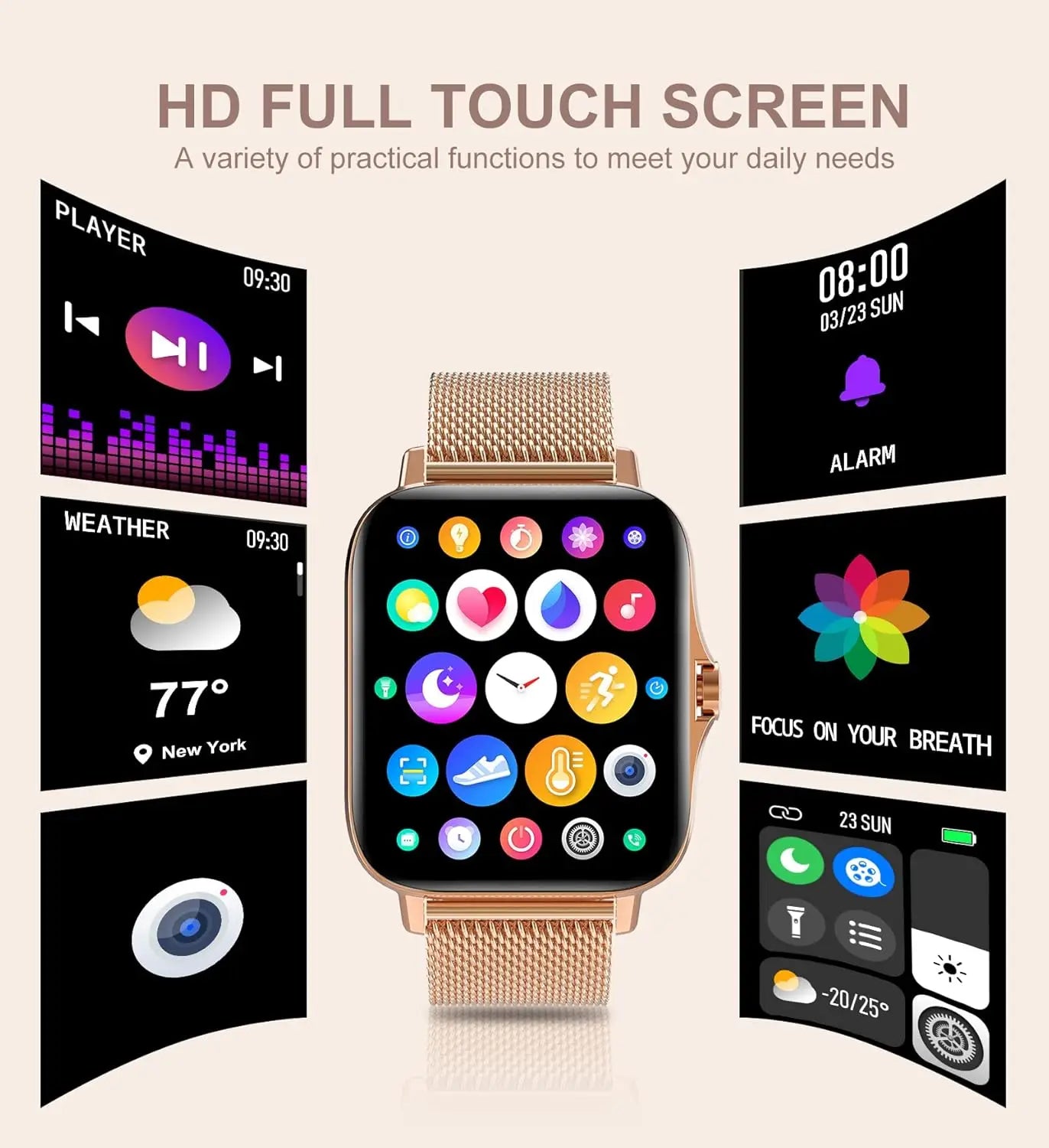 Smart Watch Fitness Tracker/Health Monitor
