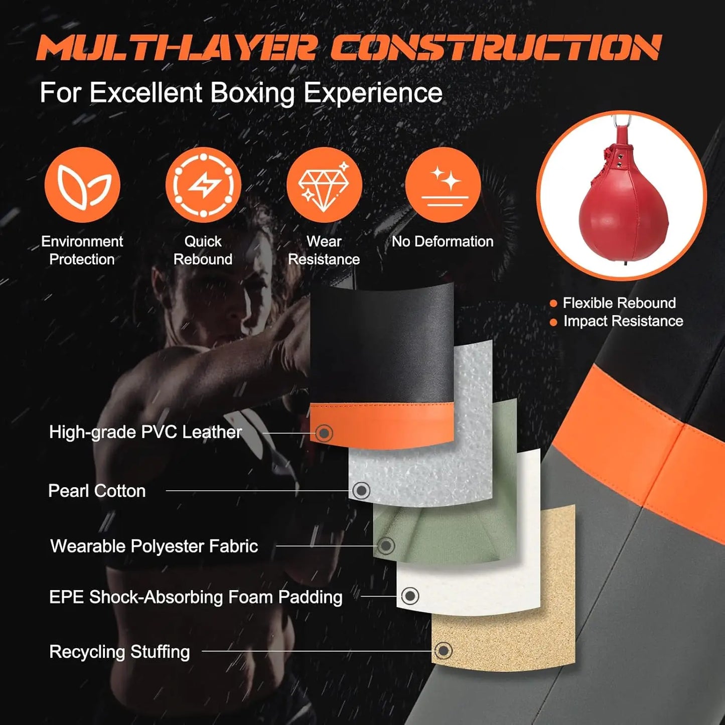Punching Bag and Speed Ball with Stand