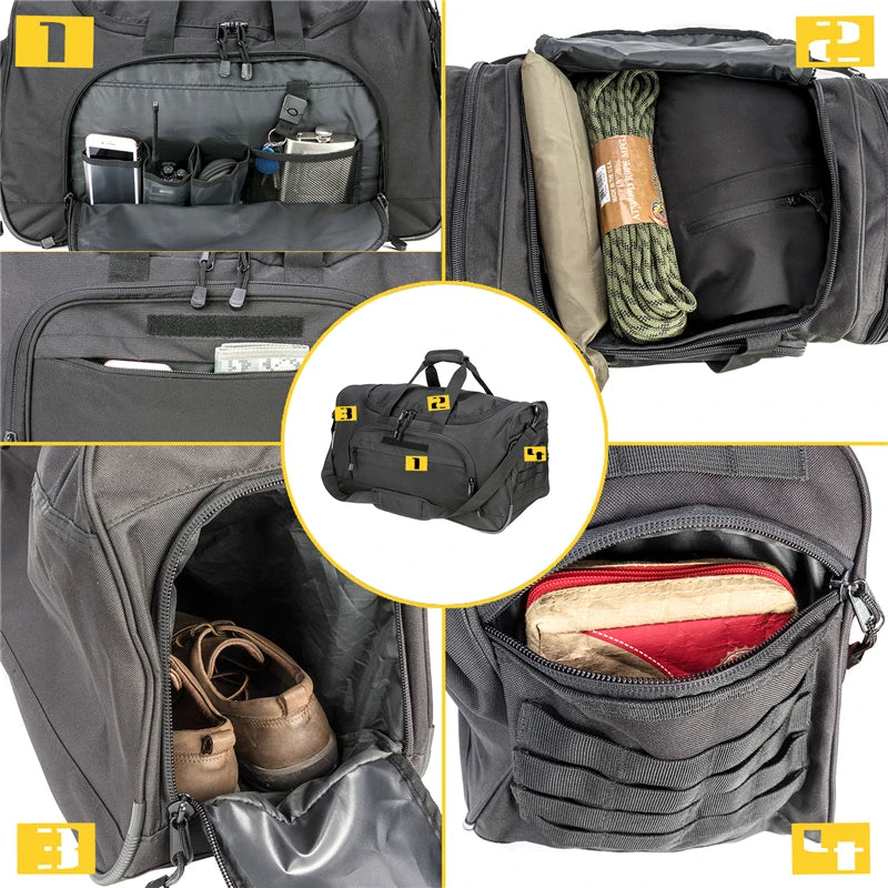 Tactical Duffle Fitness Bag