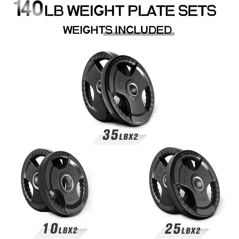 Rubber Grip Olympic Weights
