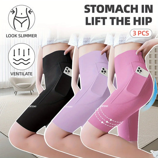 Women's Athletic High Waist Shorts