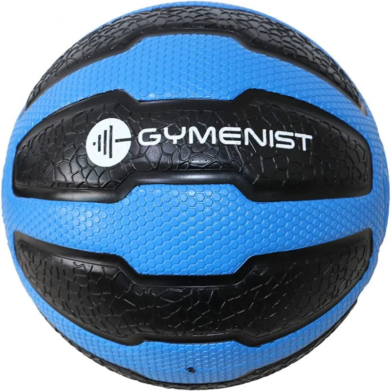 Rubber Medicine Ball with Textured Grip