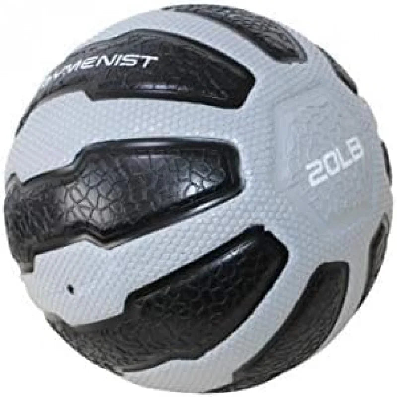 Rubber Medicine Ball with Textured Grip