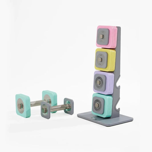 Adjustable Dumbbell Set with Rack