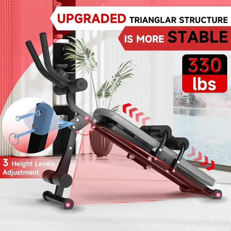 Foldable, Adjustable Ab Trainer