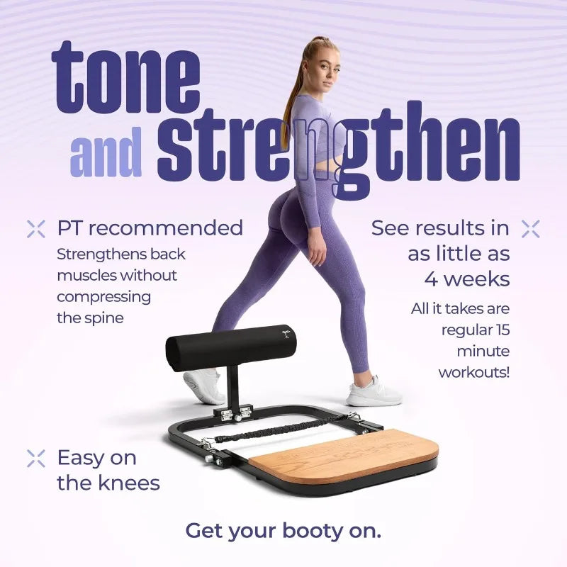 BootySprout Hip Thrust Machine with Resistance
