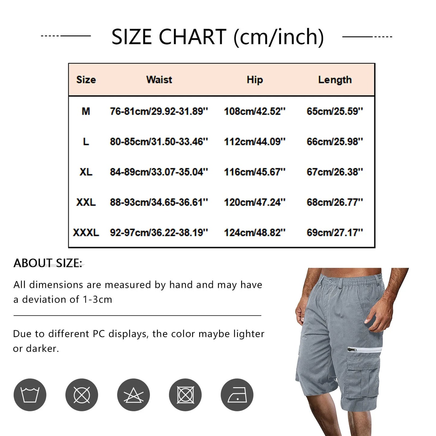 Men's Athleisure Cargo Shorts