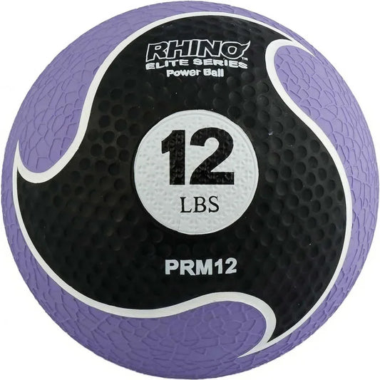 Rubber Medicine Ball with Textured Grip