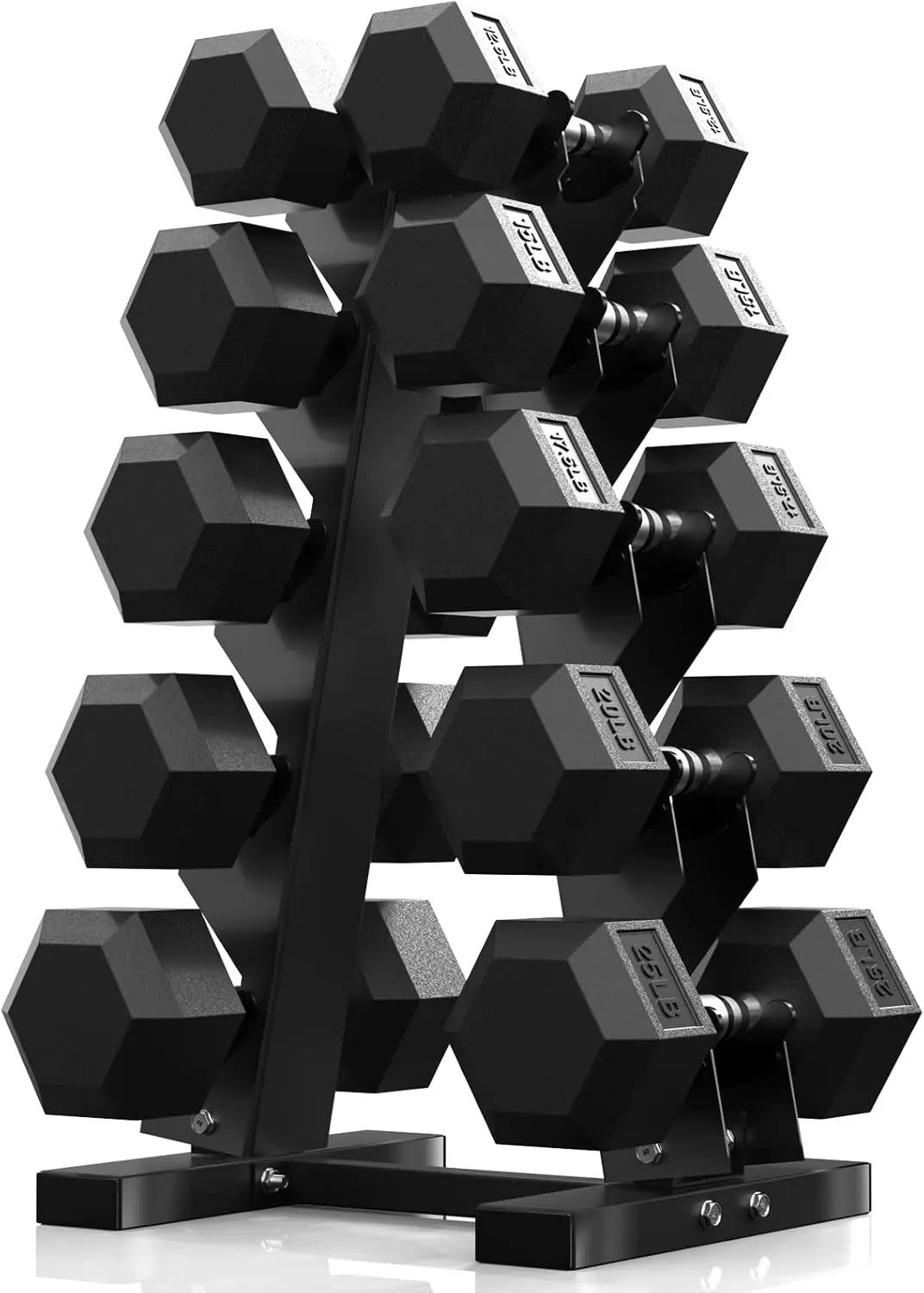 Hex Dumbbell Set With Rack